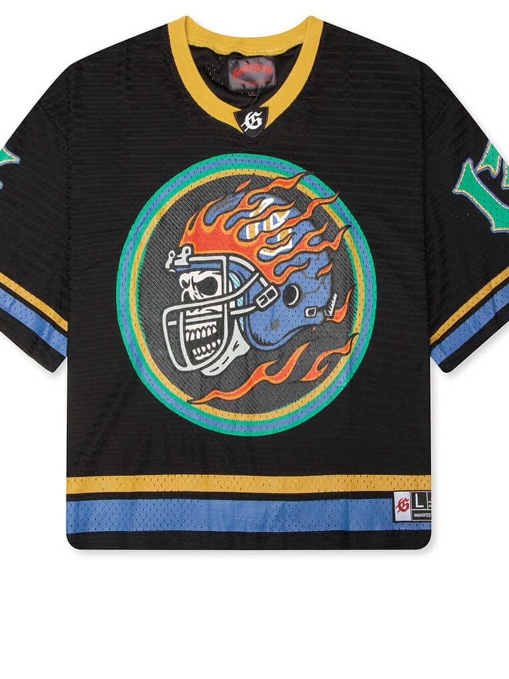 Godspeed New York First Down Jersey - Black/Yellow/Blue
